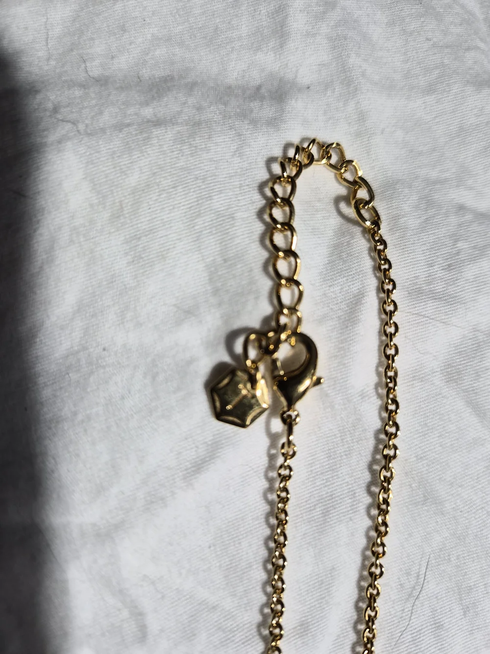 Touchstone Crystal Gold-Tone Necklace with Blue Stones